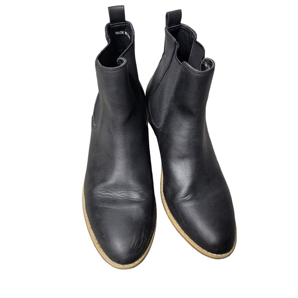 Roolee Faux Leather Ankle Bootie Black Boots Women's US 10 - Picture 9 of 10